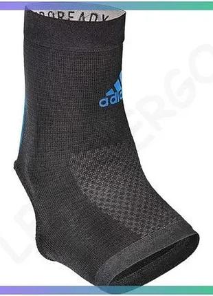 Фіксатор гомілкостопу adidas performance чорний синій уні m для тренувань та відновлення сили sku_adsu-13312bl