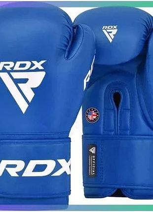 Боксерские рукавички rdx boxing gloves as2 синие 10 унций для аматорских соревнований рукавицы для бок sku_bgr-as2u