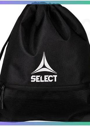 Спортивна сумка select gymbag v25 чорна 36 х 44 см для взуття та одягу унісекс об'єм 15 л sku_816111-111