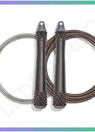 Обтяжена скакалка adidas weighted skipping rope чорна 3 м для бігу та фітнесу унісекс спортивний інвен sku_adrp-13511