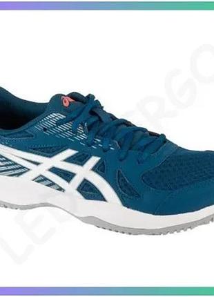 Кросівки asics upcourt 6 сині для сквошу чоловічі 44,5 з синтетичної шкіри та текстилю з гумовою підош sku_1071a104-402
