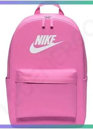 Рюкзак nike nk heritage bkpk 25l розовый для женщин с отделением для ноутбука 43 х 30,5 х 15 см sku_dc4244-675