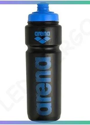 Пляшка arena sport bottle 750 мл чорна синя для тренувань фітнесу бігу велопрогулянок sku_004621-500
