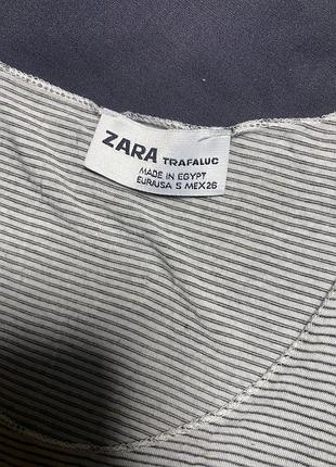 Жіноча майка zara у смужку віскоза, s
