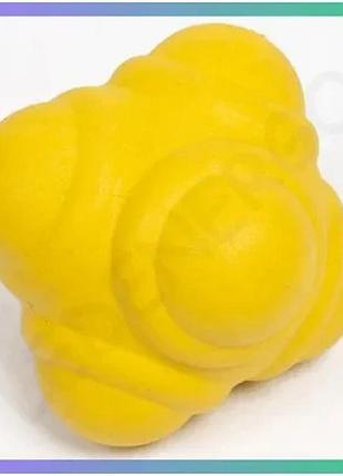Мяч для реакции meta reaction ball желтый 6 см тренажер для развития реакции и координации у спортсмен sku_1600601200am