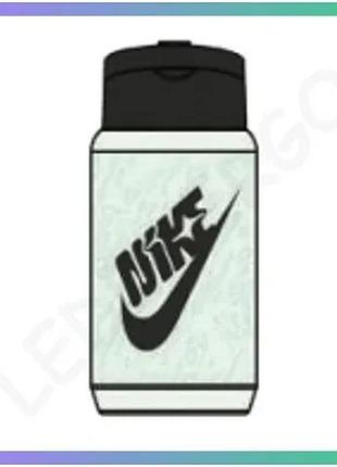 Пляшка nike tr renew recharge straw bottle 437 мл зелена чорна для спорту унісекс гідратація sku_n.100.7641.301.16