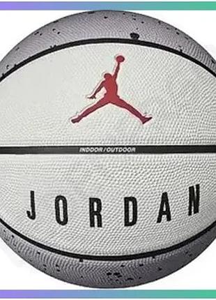 Мяч баскетбольный nike jordan playground 2.0 размер 5 резиновый для игры на улице и в зале sku_j.100.8255.049.05