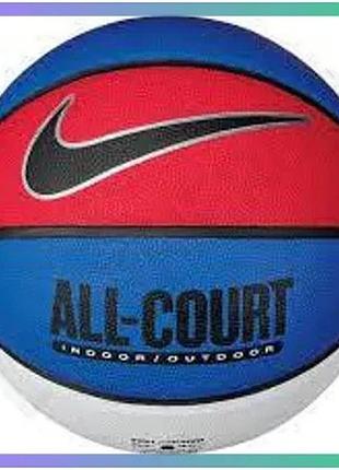 Баскетбольный мяч nike everyday all court 8p 7 размер для игры в зале и на улице унісекс sku_n.100.4369.470.07