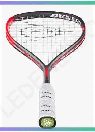 Ракетка для сквошу dunlop hyperfibre xt revelation pro lite червона унісекс для дорослих гравців на ко sku_773303us