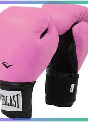 Боксерские перчатки everlast pro style 2 8 унций розовые для фитнеса и бокса унисекс sku_p00003092