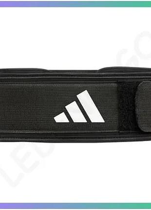 Пояс для тяжёлой атлетики adidas essential weightlifting belt черный s 72,4 - 85 см поддержка спины sku_adgb-12253-nl