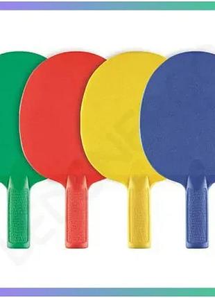 Набір для настільного тенісу joola multicolour 4 ракетки комплект для гри вдома і на відпочинку ракетк sku_54830