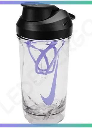 Пляшка nike tr recharge shaker bottle 473 мл черная спортивная бутылка для воды шейкер sku_n.101.2242.917.16