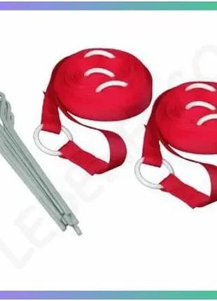 Портативный корт speedminton easy court basic красный для игры в бадминтон уличный игровой поле sku_400433