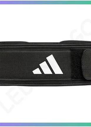 Пояс для тяжелой атлетики adidas essential weightlifting belt черный m 82,5-92 см для поддержки спины sku_adgb-12254-nl