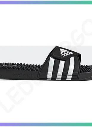 Шлепанцы adidas adissage черные унисекс 40 2/3 с массажной устилкой для восстановления после тренировк sku_f35580