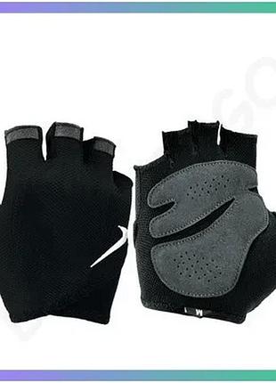 Рукавички для тренировки nike w gym essential fg черные l унисекс для спортзала и фитнеса sku_n.000.2557.010.lg