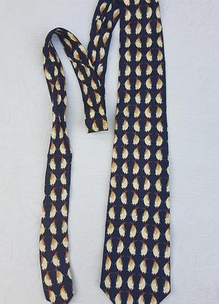 Шелковый галстук пингвины beaufort tie rack