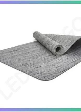 Килимок для йоги reebok camo yoga mat серый 176х61х0,5 см для фитнеса и тренировок sku_rayg-11045gr