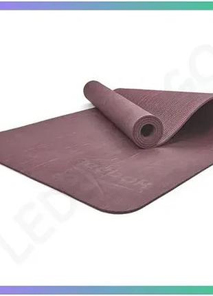 Килимок для йоги reebok camo yoga mat красный 176х61х0,5 см для фитнеса и домашних тренировок sku_rayg-11045rd