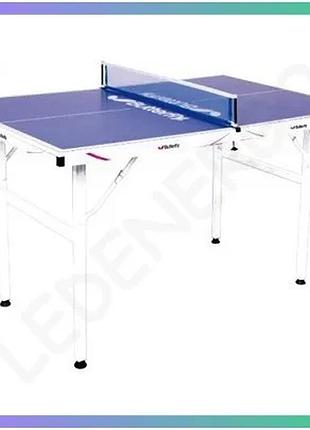 Середній тенісний стіл butterfly fun table drive midi 12мм для гри з сіткою вага 16кг для всіх вікових sku_888