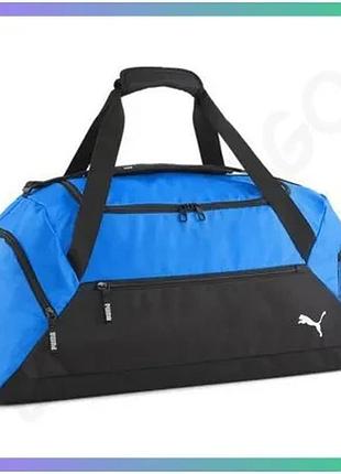 Спортивна сумка puma teamgoal teambag 55l синя для тренувань та відпочинку 29x65x32 см унісекс sku_090233-02