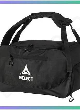 Сумка select milano small 26l черная спортивная сумка для тренировок и отдыха 46х34х18см sku_815010-010