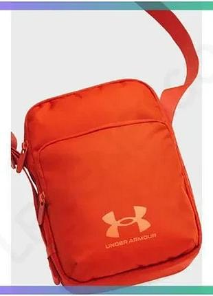 Сумка на пояс under armour essential lite crossbody 4l помаранчева унісекс для спорту та активного від sku_1381912-842