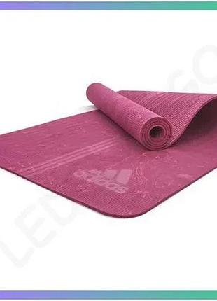 Килимок для йоги adidas camo yoga mat фиолетовый 173 х 61 х 0,5 см для йоги и пилатеса sku_adyg-10500pk