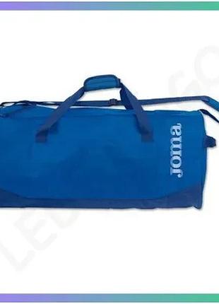 Сумка joma medium iii синя 29х63х32см для футболу унісекс з внутрішньою кишенею і подвійною застібкою sku_400236.700