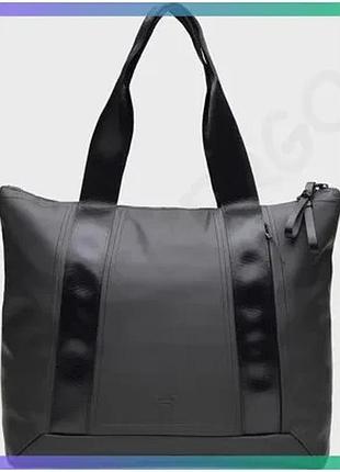 Сумка under armour women's unstoppable tote 24l чорна для жінок спортивна водостійка з кишенею для ноу sku_6009907-001