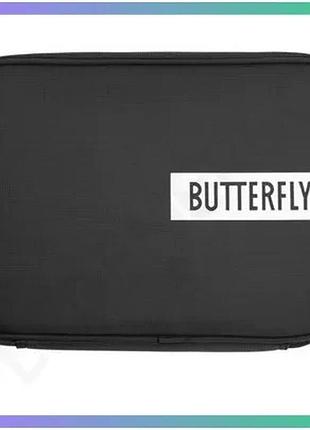 Чохол для ракетки настільного тенісу butterfly logo 2019 чорний захист для ракетки та м’ячів sku_9553800121