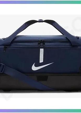 Спортивна сумка nike academy team синя 37l з містким відділенням для одягу 53 см × 30 см × 28 см унісе sku_cu8096-410