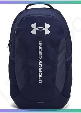 Рюкзак under armour hustle 6.0 синій 29l водовідштовхувальний для спорту і повсякденного використання sku_1384672-411