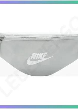 Сумка на пояс nike heritage s waistpack 1l серый унисекс для повседневного использования 28x8x13 см sku_db0488-034