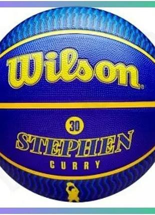 Баскетбольний м'яч wilson nba player icon outdoor curry 7 для гри на вулиці універсальний м'яч sku_wz4006101xb7