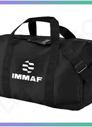 Сумка для спорту rdx gym kit bag immaf-1 чорна 32,25l нейлон для організації спорядження унісекс sku_gkb-imf-1b