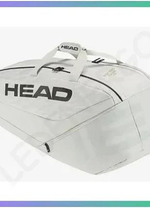 Чохол для тенісних ракеток head pro x racquet bag l білий унісекс сумка для ракеток тенісна сумка для sku_260033