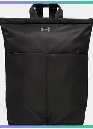 Рюкзак under armour studio lite backpack 16l чорний жіночий спортивний рюкзак для навчання і спорту sku_1388909-001