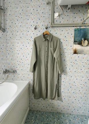 Платье лен hm.