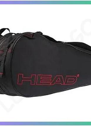 Чохол для ракеток head tour racquet bag m чорний сумка для тенісу унісекс для зберігання ракеток sku_260012