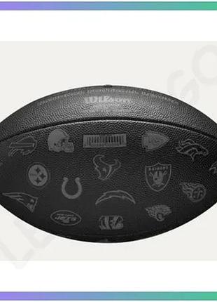 М'яч для американського футболу wilson nfl 32 team football чорний композитна шкіра унісекс для гри в sku_wf4015701xbof