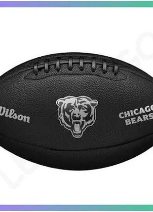 М'яч для американського футболу wilson nfl team metallic premiere чорний композитна шкіра унісекс для sku_wf4015806xbof