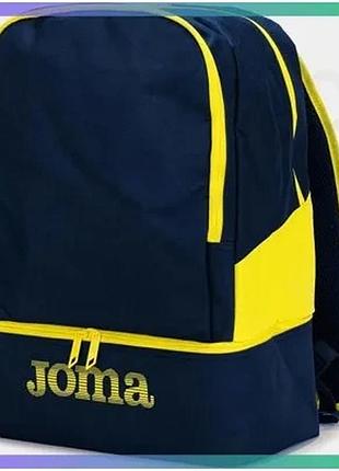 Рюкзак joma estadio iii 24l темно-синій жовтий для тренувань і повсякденного використання 46х32х20 см sku_400234.339