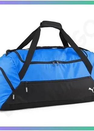 Сумка puma teamgoal teambag 72l синя спортивна сумка для тренувань та матчів унісекс 77x33x32 см sku_090234-02