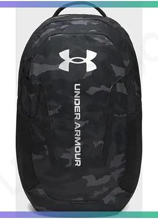 Рюкзак under armour hustle 6.0 чорний 29l водовідштовхувальний спортивний рюкзак для чоловіків і жінок sku_1384672-007