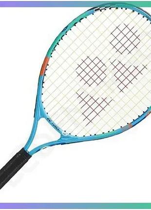 Ракетка для тенісу yonex junior 21 185 г синя дитяча ракетка для тенісу для дітей 85 in2 sku_02yj21g blue