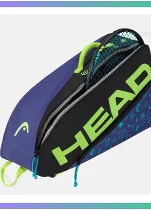 Чехол для ракеток head jr tour monster синий для тенниса для детей 66,5х30х25 см sku_260754