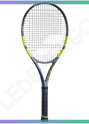 Тенісна ракетка babolat pure aero gen9 unstr gr2 для великого тенісу графітова для агресивної гри sku_101569-100