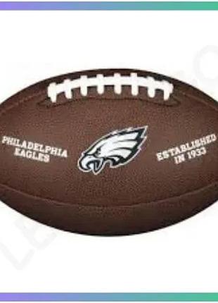 М'яч для американського футболу wilson nfl licensed ball ph коричневий композитна шкіра унісекс для гр sku_wtf1748xbph